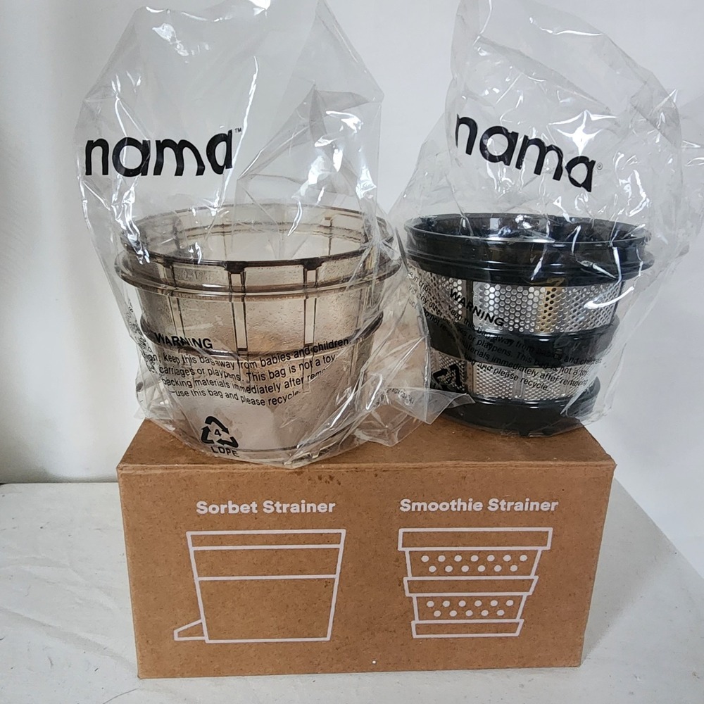 New in Box Nama Sorbet And Smoothie Strainer Set
